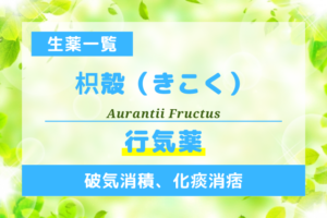 枳殻（きこく）