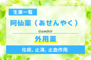 阿仙薬（あせんやく）