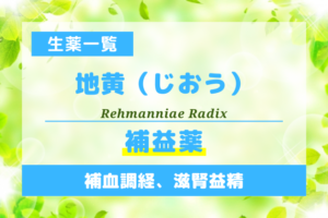 地黄（じおう）