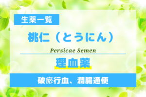 桃仁（とうにん）