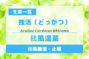 独活（どっかつ）