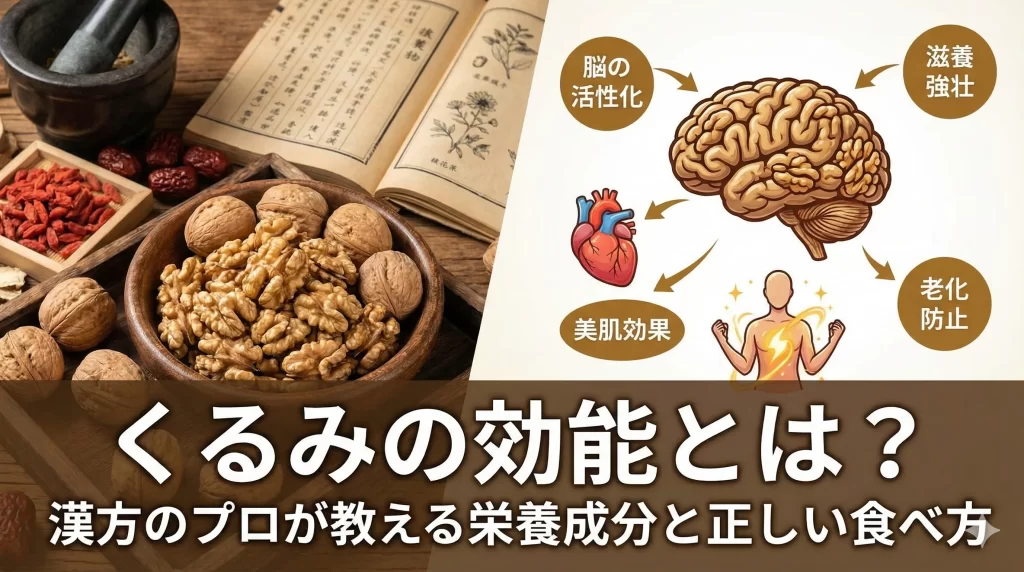 くるみの効能とは？漢方のプロが教える栄養成分と正しい食べ方